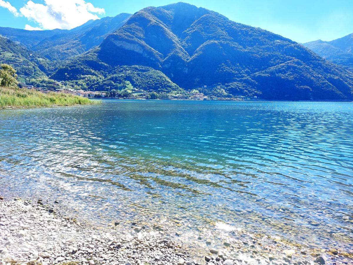 Iseo Lake Villa Con Vista Lago E Piscina Costa Volpino Exterior foto